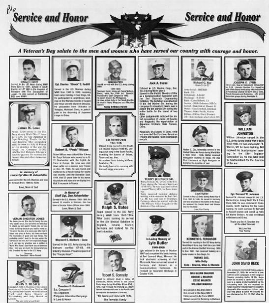 Service and Honor